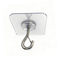 Support de suspension pour plante suspendue, étanche, multifonctionnel, robuste, avec crochet de plafond, adhésif sans trace, ventouse en fer et œillet de rideau réglable