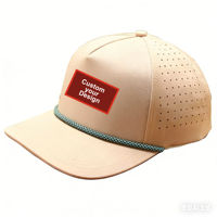 Gorras de rendimiento para hombre, gorras snapback con bordado 3D, gorra snapback con logotipo personalizado