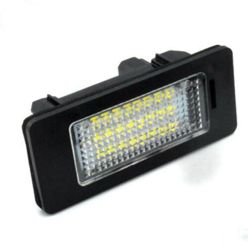 2x Автомобильный светодиодный беспроводной номерной знак, пригодный для BMW, без ошибок, 24 светодиодных белых задних номерных знака X5 X6 M3 E39 E60 E70 E71 E82