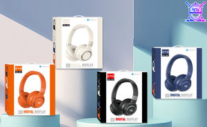 어린이를위한 인기 최대 오픈 이어 무선 헤드폰 어린이를위한 LED 배터리 표시기가있는 귀여운 스테레오 디자인 프로모션 - Product Image 5