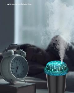 Lámpara de Ambiente con Luz Colorida en Forma de Taza de Té, Humidificador Ultrasónico de Plástico, con Sensor de Humedad, Alimentación USB, Bajo Ruido, 1 Año de Garantía - Product Image 5