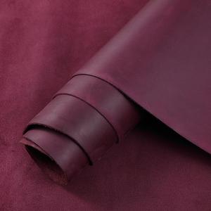 Tela de Cuero Genuino de Vaca 100% Puro, Piel de Vacuno Real Curtida al Vegetal con Cera de Aceite Tochigi de Color - Product Image 2