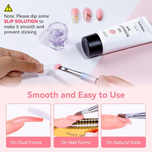 Poly Nail Gel <span class=keywords><strong>Kit</strong></span> rõ ràng & thiên nhiên màu hồng màu sắc công suất lớn Poly Nail Extention Gel <span class=keywords><strong>Kit</strong></span> xây dựng mạnh mẽ cho mở rộng - Product Image 3