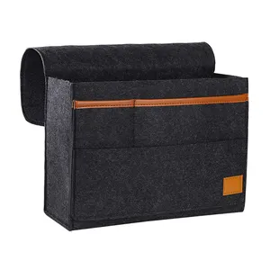 Home Sofa Desk Bed Hanging Storage Pocket Bag for Sorting Magazine, Phone, Earphone, Pen, Glasses