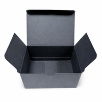 Boîte cadeau de luxe en carton rigide pour montre avec insert en velours vert et coussin pour montre, boîte d'emballage de montre au toucher soyeux mat