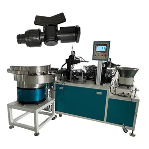 Otomatik besleme-su kontrol vanası düzeneği makine damla sulama sistemi vana montaj makinesi