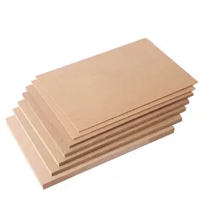 Reasonable Price Thickness Raw Plain 1220*2440Mm Covering Hotel Melamine Board Mdf