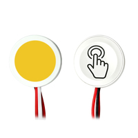 Interrupteur intelligent à commande tactile pour panneau, variateur d'intensité, DC12/24V, capteur de lumière LED mains libres pour armoire, placard, bois, verre, acrylique