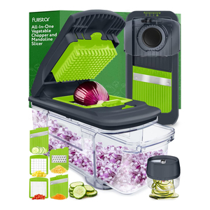 Veggie Chopper Vegetal Chopper Mandoline Slicer Cheese Rallador Multi Blade French Fry Cutter Veggie Dicer Handheld Spiralizer - Product Image 5