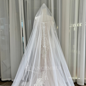 Vestido de Novia de Tul de Lujo Lsoy029, 100% Foto Real, Estilo Sirena con Cola de Corte, Jancember - Product Image 3