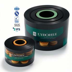 Rouleau laminé souple à haute résistance à l'impression personnalisée Biscuits-Rouleau d'emballage flexible de qualité alimentaire pour collations soufflées - Product Image 1