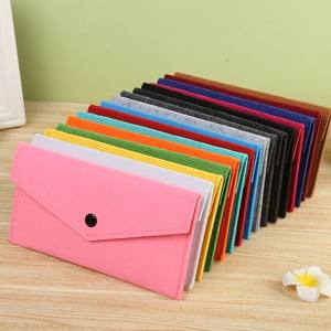 Sac de téléphone en feutre, sac de rangement pour cartes, pochette pour téléphone et porte-monnaie - Couleur et logo personnalisés, sacs en feutre de haute qualité - Product Image 6