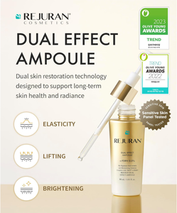 Ampolla de doble efecto REJURAN con doble C PDRN, suero facial con ADN de salmón, rejuvenecimiento profundo, cuidado antiarrugas, reafirmante, antienvejecimiento. - Product Image 2