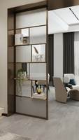 Prima Glass Partition Wall Frameless Glass Wall System for Office and Home Space Divider Modern Interior Glass Partition