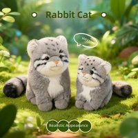 Nouvel Arrivage Transfrontalier : Peluche Super Douce Faux Pallass Chat, Coussin Confort pour Enfants, Cadeau Mignon, Vente en Gros pour Anniversaire