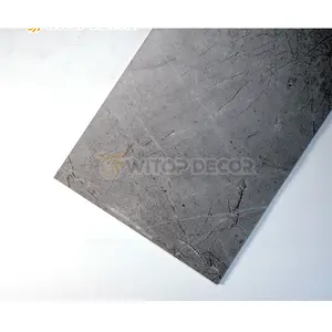Waterproof Easy Clean Embossed Customize Spc Flooring Stone Polymer Composite Flooring With Cork Back