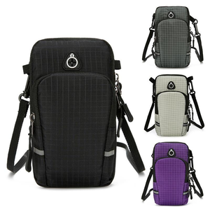 Sac de bras pour téléphone portable personnalisé de 6,7 pouces, jogging, course à pied en plein air, équipement de sport, sac de poignet imperméable en PU léger - Product Image 3