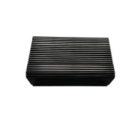 Boîtier de dissipateur thermique en aluminium extrudé en forme de U, série 6000, usiné CNC