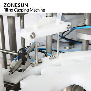 ZONESUN ZS-AFC27YT Sistema de Cámara con Bomba Magnética Automática de Doble Cabezal para Llenado y Tapado de Botellas de Cosméticos Líquidos - Product Image 3