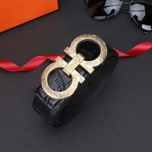 Cinturón para hombre, cuero genuino para hombre, novedad de 2024, pantalones con hebilla de placa de marca de gama alta, cinturón clásico de moda para hombre que combina con todo - Product Image 4