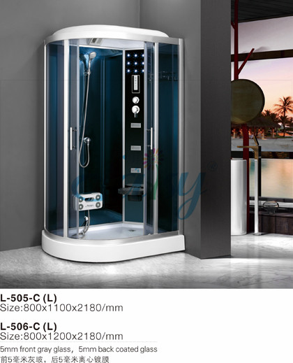 Двойная душевая кабина для ванной и раздельная ванна для душевой кабины с откидной крышкой