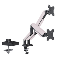 Nouveau bras de moniteur en alliage d'aluminium robuste pour écrans de 10 à 32 pouces, support réglable jusqu'à 10 kg, double ressort à gaz