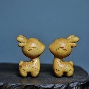 Handcrafted Deer New Design Wooden Animal Shape Toy Home Decoration