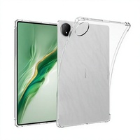 Coque souple transparente en TPU anti-chute avec airbag aux quatre coins compatible avec la tablette Honor MagicPad 2 modèle 2024, 12,3 pouces
