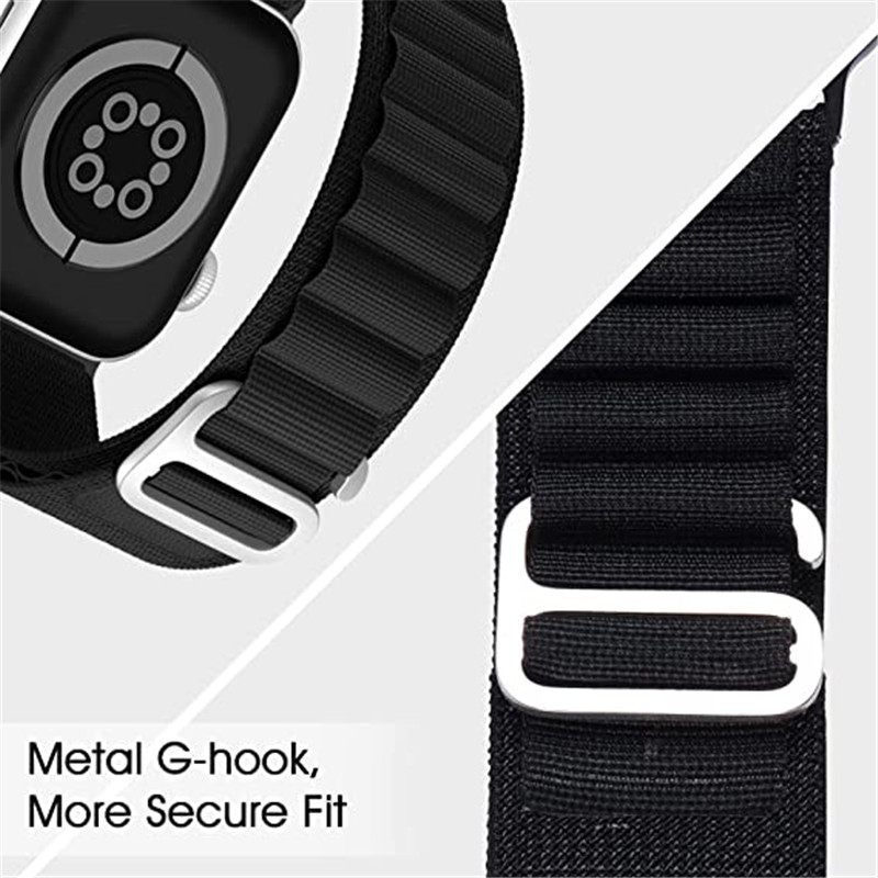 Alpine Loop Band For Apple Watch Strap 49 44 40 45 41 42 38 mm Bracelet iWatch Ultra Series 7 6 5 3 se 8 Nylon Sport Watchband