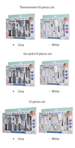 Set de Cuidado de Uñas <span class=keywords><strong>para</strong></span> <span class=keywords><strong>Bebés</strong></span>, Kit de Aseo Manual de PP+TPE, Libre de BPA, Cortauñas, Tijeras, <span class=keywords><strong>Pinzas</strong></span>, Lima, Cepillo, Peine, Artículos Esenciales - Product Image 6