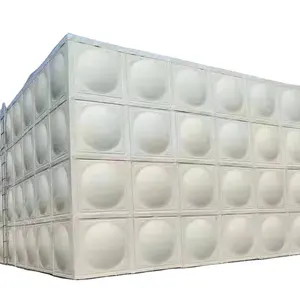 Unique grp smc material fiberglass sectional water storage tank