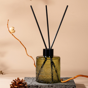 200ml Large Capacity Embossed <b>Reed</b> <b>Diffuser</b> Essential <b>Oil</b> Long Lasting Indoor Fragrance Air Freshener For Home - Product Image 4