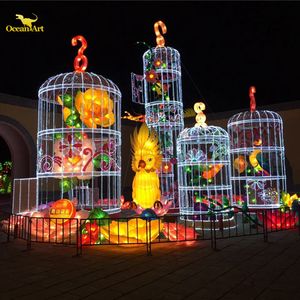 OceanArt Factory – Grand spectacle de lanternes colorées personnalisées pour parcs à thème – Diwali, Thanksgiving – Étanche, à piles - Product Image 3