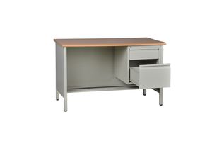 Thép văn phòng bảng Bàn Kim Loại máy tính bảng bàn điều hành với ngăn kéo - Product Image 4