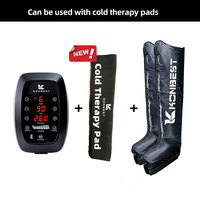 Bottes de massage à compression d'air portables et rechargeables pour jambes et pieds, avec 6 modes pour la relaxation musculaire et la récupération