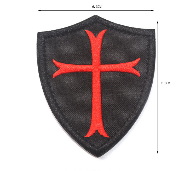 V00098-1 Cruzado Templario (Negro)