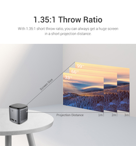 Proveedor Verificado, Proyector Inteligente Portátil Mini con Sistema Operativo Android DLP, 70 ANSI Lúmenes, 1080P, Multi-idioma, <span class=keywords><strong>para</strong></span> Cine en Casa y Juegos - Product Image 2