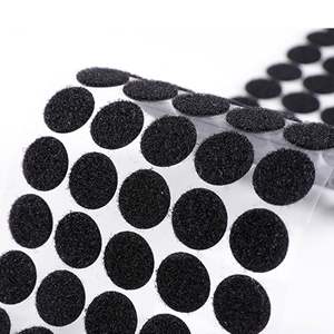 Adhesivo Reutilizable <span class=keywords><strong>Super</strong></span> Adhesivo de una Sola Cara para Puntos de Gancho y Bucle, Autoadhesivo, Ecológico, Resistente al Calor, Colores Blanco y Negro - Product Image 2