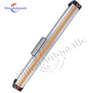 Silinder Tanpa Batang Standar OSP OST, Silinder Pneumatik Aksi Ganda, Piston Udara, Rel Geser Mekanis yang Dapat Disesuaikan, Silinder Rel Geser Bersambung Aluminium - Product Image 2