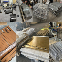 HJ Garde-corps de haute qualité pour escaliers, clôtures de piscine, balustrades en verre, rampes et garde-corps en aluminium pour balcon