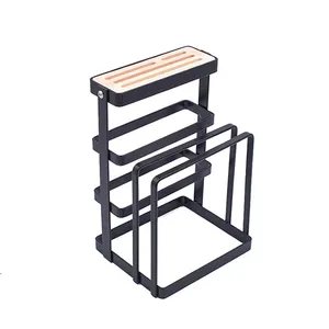 Kitchen Metal Storage Knife Holder Chopping Board Holder
