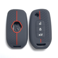 Remplacement de couverture de clé de voiture en silicone de conception en nid d'abeille compatible avec Renault Clio/Espace 5 / Master Bus/Talisman/Megane (IV/4)