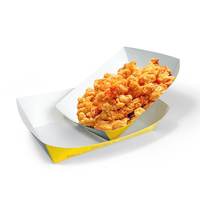 Boîte à hot dog en papier kraft personnalisée à emporter emballage d'aliments frits pour sandwiches et service de nourriture