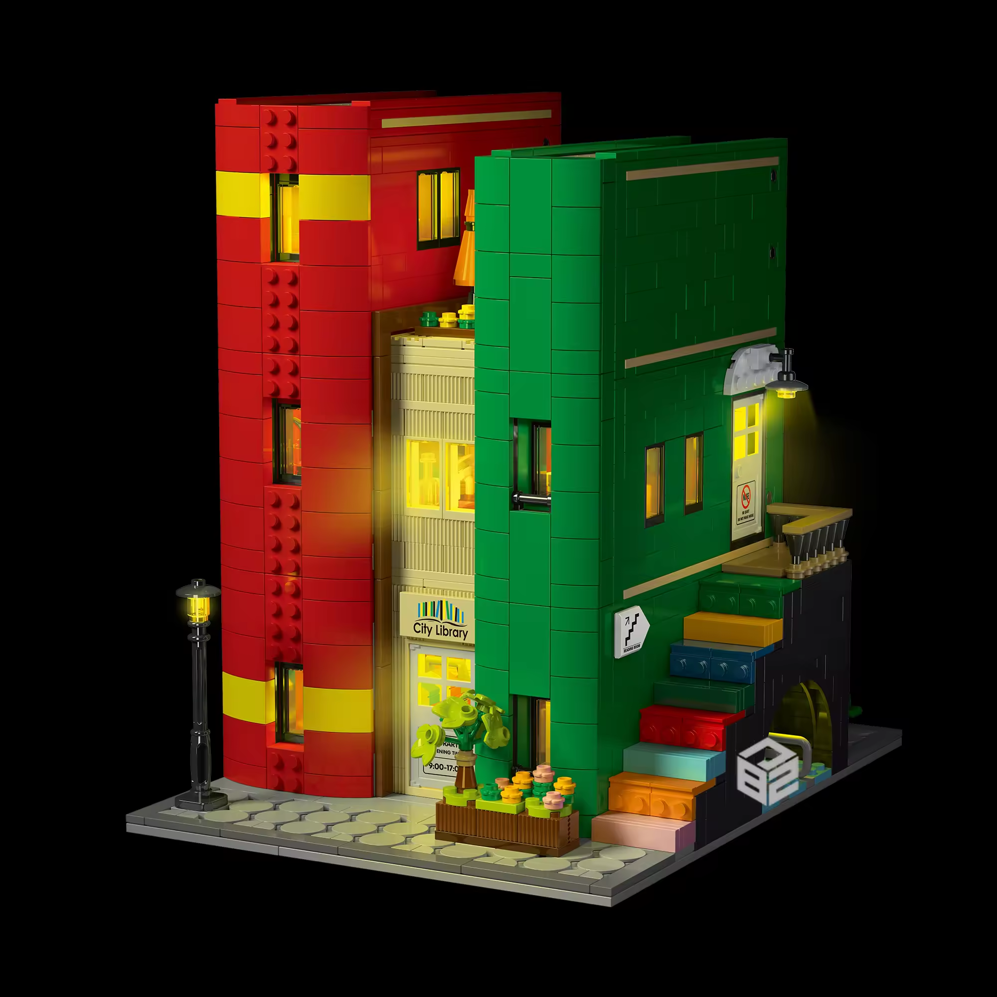 Cada Library - Building Blocks Library with LEGO MOC Book