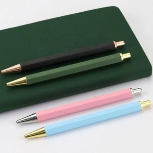 Luxury Metal Ballpoint <b>Pen</b> Custom Logo Hexagonal Click <b>Pen</b> for Business and Promotional Gifts - Product Image 3