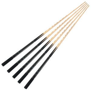 Queue de billard et de snooker en <span class=keywords><strong>bois</strong></span> de frêne noir, style anglais, à pointe droite, petite tête, 10 mm, monobloc, 147 cm - Product Image 1