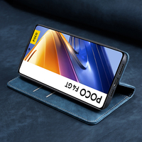 Mayorista Funda de cuero para teléfono Tarjetero RFID Funda tipo cartera para Xiaomi POCO X4 GT F5 X3 X4 X5 M3 M4 C40 C41 Funda para teléfono