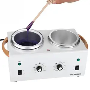 200W Power Dubbele Pot Wax Heater Gemakkelijk Schoon Wax Warmer YM-8206