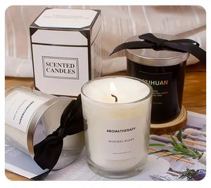 Bougie parfumée de luxe, cire de soja, huiles parfumées, aromathérapie, bougies aromatiques, usage domestique, bougies parfumées - Product Image 5