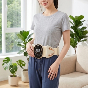 Factory Price Slimming Heating Vibration Abdominal <strong>Waist</strong> Massage Belt with Timing Control for Body Shaping Relief - Product Image 4